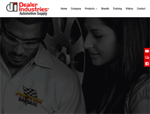 Tablet Screenshot of dealerindustries.com